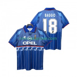 Nogometni Dres AC Milan BAGGIO 18 1995 1996 Retro Muški Gostujući Kratkih Rukava