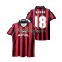 Nogometni Dres AC Milan BAGGIO 18 1995 1996 Retro Muški Domaći Kratkih Rukava