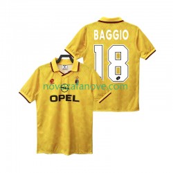 Nogometni Dres AC Milan BAGGIO 18 1995 1996 Retro Muški Treći Kratkih Rukava