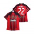 Nogometni Dres AC Milan KAKA 22 2007 Retro Muški Domaći 2008 Kratkih Rukava