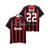 Nogometni Dres AC Milan KAKA 22 2009 Retro Muški Domaći 2008 Kratkih Rukava