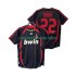 Nogometni Dres AC Milan KAKA 22 2007 Retro Muški Treći 2006 Kratkih Rukava