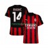Nogometni Dres AC Milan Modrić Luca 14 Muški Domaći 2025-2026 Kratkih Rukava