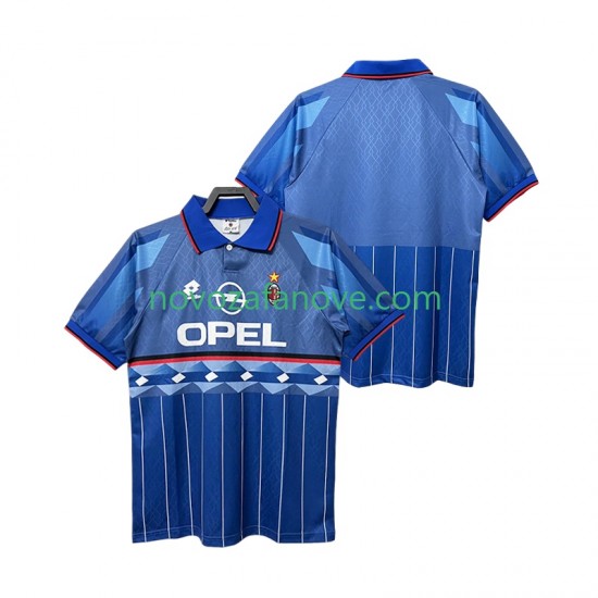 Nogometni Dres AC Milan 1995 1996 Retro Muški Gostujući Kratkih Rukava