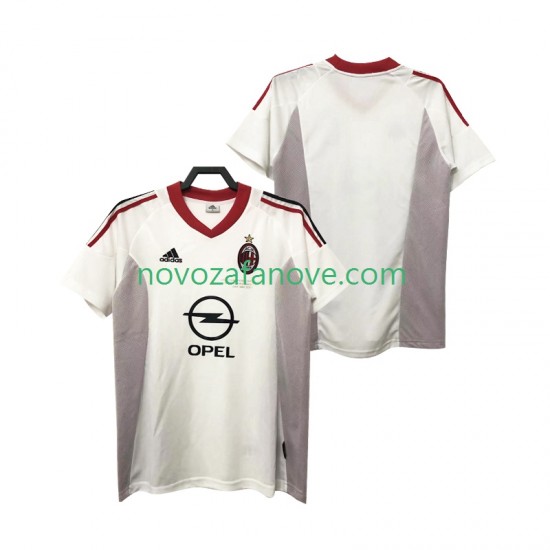 Nogometni Dres AC Milan 2005 Retro Muški Gostujući 2004 Kratkih Rukava