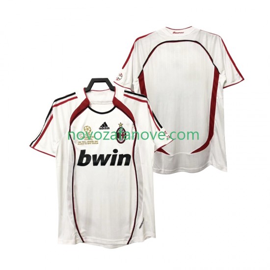 Nogometni Dres AC Milan 2007 Retro Muški Gostujući 2006 Kratkih Rukava