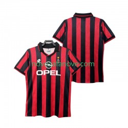 Nogometni Dres AC Milan 1995 1996 Retro Muški Domaći Kratkih Rukava