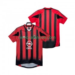 Nogometni Dres AC Milan 2005 Retro Muški Domaći 2004 Kratkih Rukava