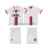 Nogometni Dres AC Milan 1996 1997 Retro Dječji Gostujući Kratkih Rukava