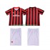 Nogometni Dres AC Milan 1990 1991 Retro Dječji Domaći Kratkih Rukava
