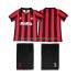 Nogometni Dres AC Milan 1993 Retro Dječji Domaći 1994 Kratkih Rukava