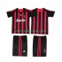 Nogometni Dres AC Milan 2009 Retro Dječji Domaći 2008 Kratkih Rukava