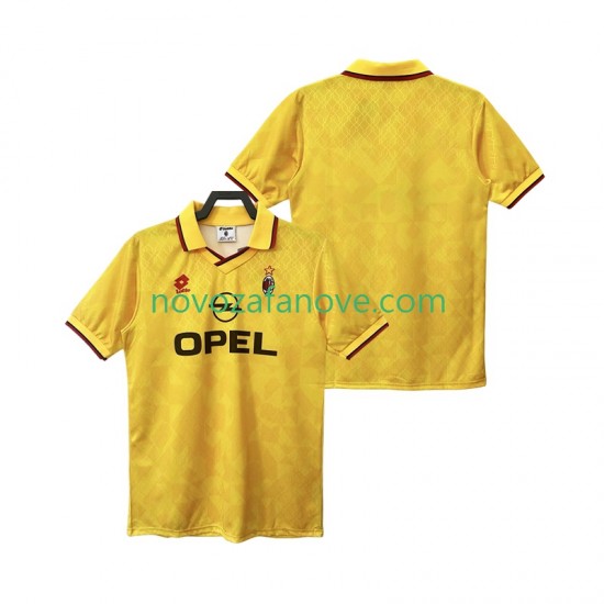 Nogometni Dres AC Milan 1995 1996 Retro Muški Treći Kratkih Rukava