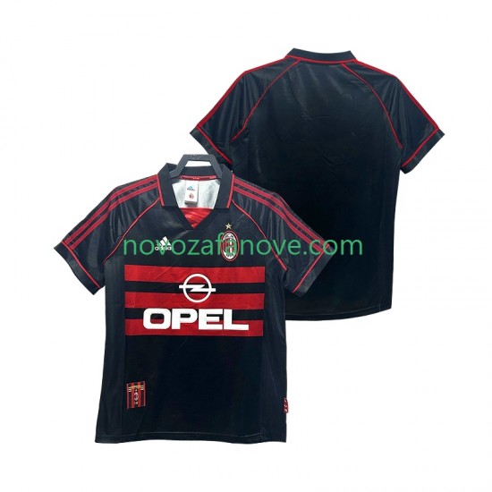Nogometni Dres AC Milan Retro Muški Treći 1998 1999 Kratkih Rukava