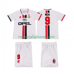 Nogometni Dres AC Milan WEAH 8 1996 1997 Retro Dječji Gostujući Kratkih Rukava