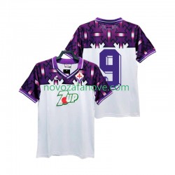 Nogometni Dres ACF Fiorentina 9 1992 1993 Retro Muški Gostujući Kratkih Rukava