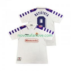 Nogometni Dres ACF Fiorentina BASTUTA 9 Retro Muški Gostujući 1998 1999 Kratkih Rukava