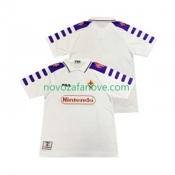 Nogometni Dres ACF Fiorentina Retro Muški Gostujući 1998 1999 Kratkih Rukava