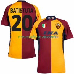 Nogometni Dres Roma Batistuta 20 2000 2001 Retro Muški Domaći Kratkih Rukava