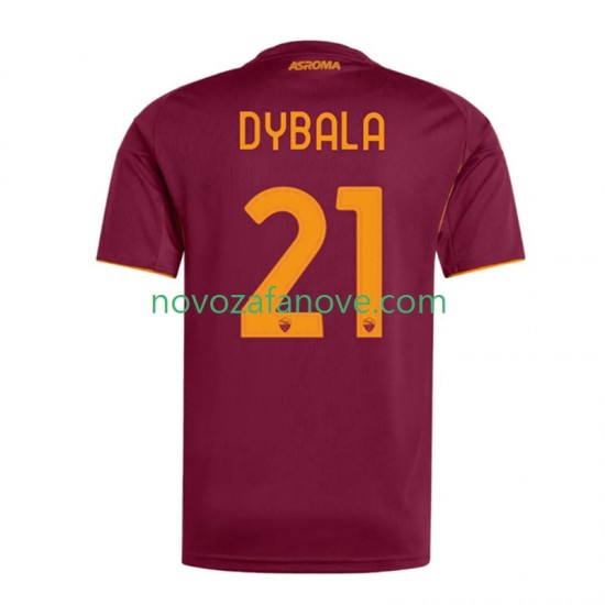 Nogometni Dres Roma Dybala 21 Muški Domaći 2025-2026 Kratkih Rukava
