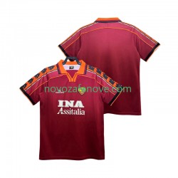 Nogometni Dres Roma Retro Muški Domaći 1998 1999 Kratkih Rukava