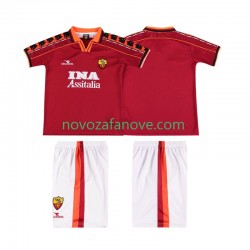 Nogometni Dres Roma Retro Dječji Domaći 1998 1999 Kratkih Rukava