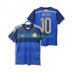 Nogometni Dres Argentina Lionel Messi 10 2014 Retro Muški Gostujući Kratkih Rukava