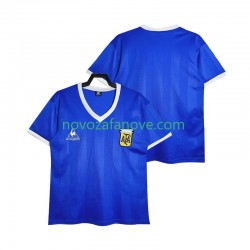 Nogometni Dres Argentina 1986 Retro Muški Gostujući Kratkih Rukava