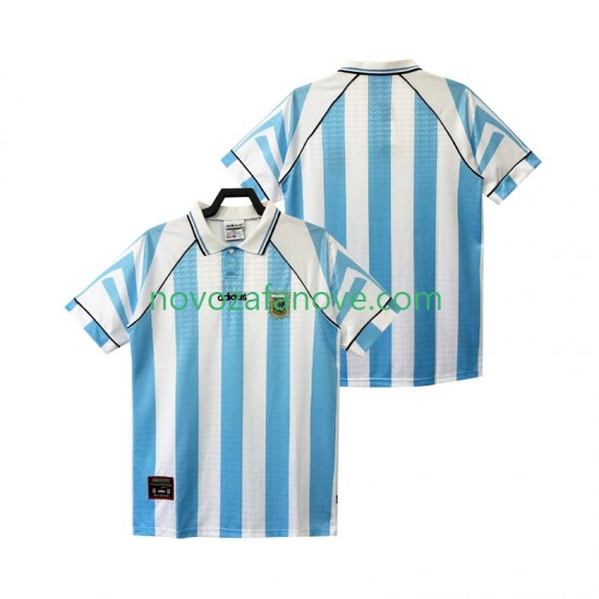 Nogometni Dres Argentina 1996 1997 Retro Muški Domaći Kratkih Rukava