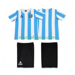 Nogometni Dres Argentina 1986 Retro Dječji Domaći Kratkih Rukava