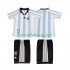 Nogometni Dres Argentina Retro Dječji Domaći 1998 Kratkih Rukava