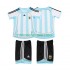 Nogometni Dres Argentina 2007 Retro Dječji Domaći 2006 Kratkih Rukava