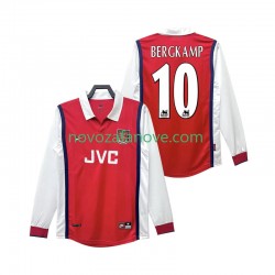 Nogometni Dres Arsenal BERGKAMP 10 Retro Muški Domaći 1998 1999 Dugim Rukavima