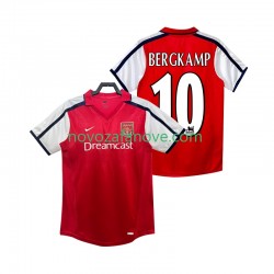 Nogometni Dres Arsenal BERGKAMP 10 2001 Retro Muški Domaći 2002 Kratkih Rukava