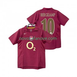 Nogometni Dres Arsenal BERGKAMP 10 2005 Retro Muški Domaći 2006 Kratkih Rukava