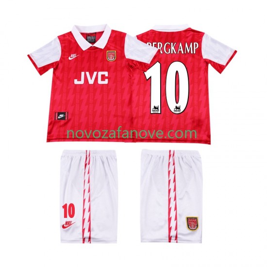Nogometni Dres Arsenal BERGKAMP 10 1996 Retro Dječji Domaći 1994 Kratkih Rukava
