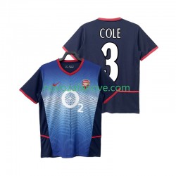 Nogometni Dres Arsenal COLE 3 Retro Muški Gostujući 2004 2002 Kratkih Rukava