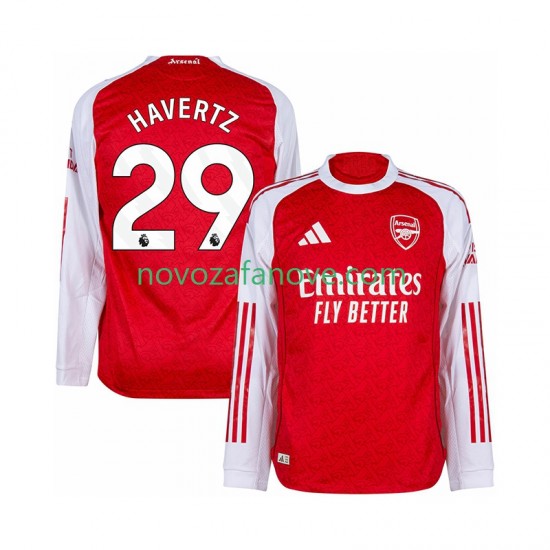 Nogometni Dres Arsenal Kai Havertz 29 Muški Domaći 2025-2026 Dugim Rukavima