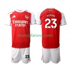 Nogometni Dres Arsenal Merino 23 Dječji Domaći 2025-2026 Kratkih Rukava