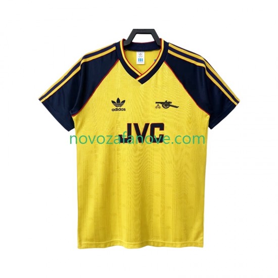 Nogometni Dres Arsenal 1988 1990 Retro Muški Gostujući Kratkih Rukava