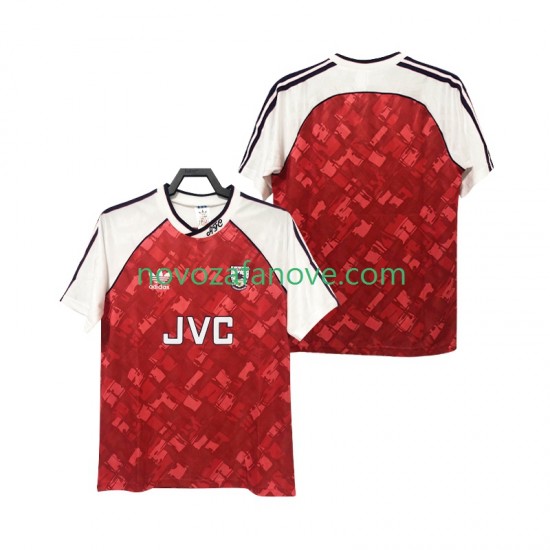 Nogometni Dres Arsenal 1990 1992 Retro Muški Domaći Kratkih Rukava