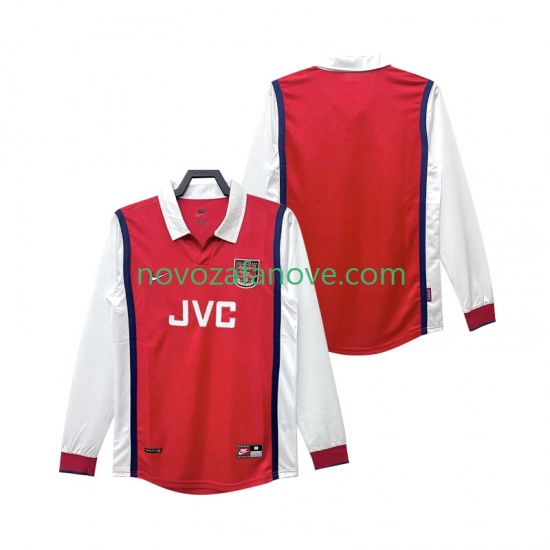 Nogometni Dres Arsenal Retro Muški Domaći 1998 1999 Dugim Rukavima