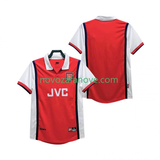 Nogometni Dres Arsenal Retro Muški Domaći 1998 1999 Kratkih Rukava