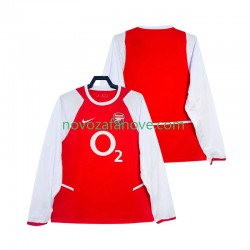 Nogometni Dres Arsenal 2003 Retro Muški Domaći 2002 Dugim Rukavima