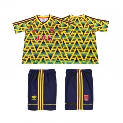 Nogometni Dres Arsenal 1991 1993 Retro Dječji Gostujući Kratkih Rukava