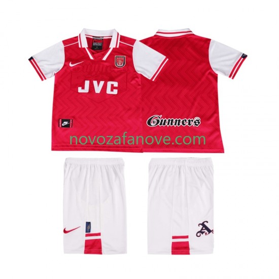 Nogometni Dres Arsenal 1996 1997 Retro Dječji Domaći Kratkih Rukava