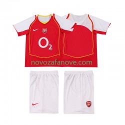 Nogometni Dres Arsenal 2005 Retro Dječji Domaći 2004 Kratkih Rukava