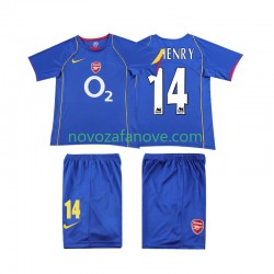 Nogometni Dres Arsenal Thierry Henry 14 2005 Retro Dječji Gostujući 2004 Kratkih Rukava