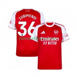 Nogometni Dres Arsenal Zubimendi 36 Muški Domaći 2025-2026 Kratkih Rukava