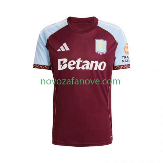 Nogometni Dres Aston Villa Muški Domaći 2025-2026 Kratkih Rukava